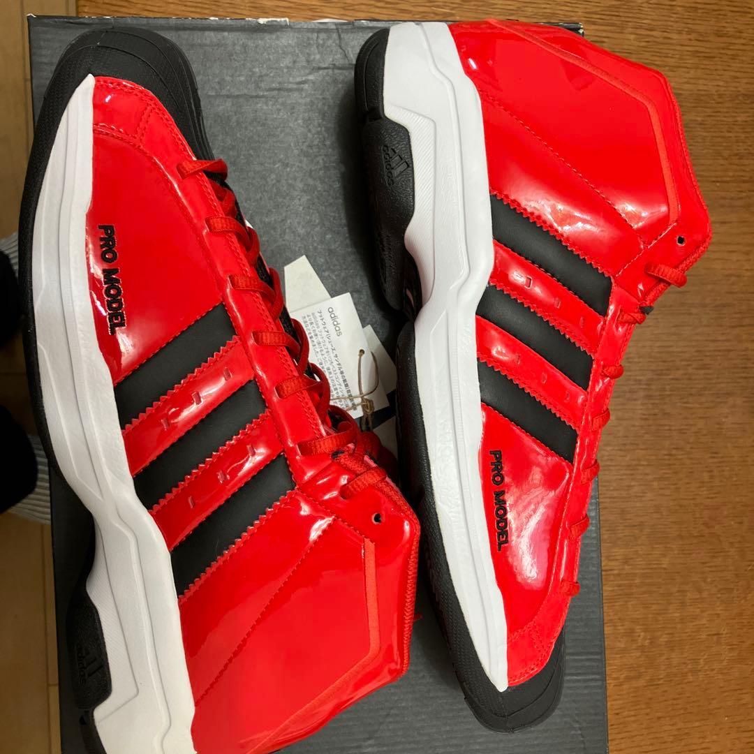 adidas PRO MODEL レッド ブラック ハイカット　29.5cm
