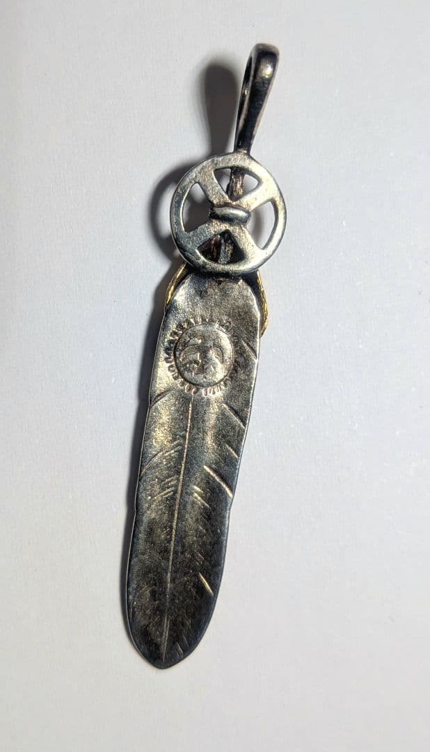 金ハート付ストレートフェザー ハートホイールフェザー 【大】②