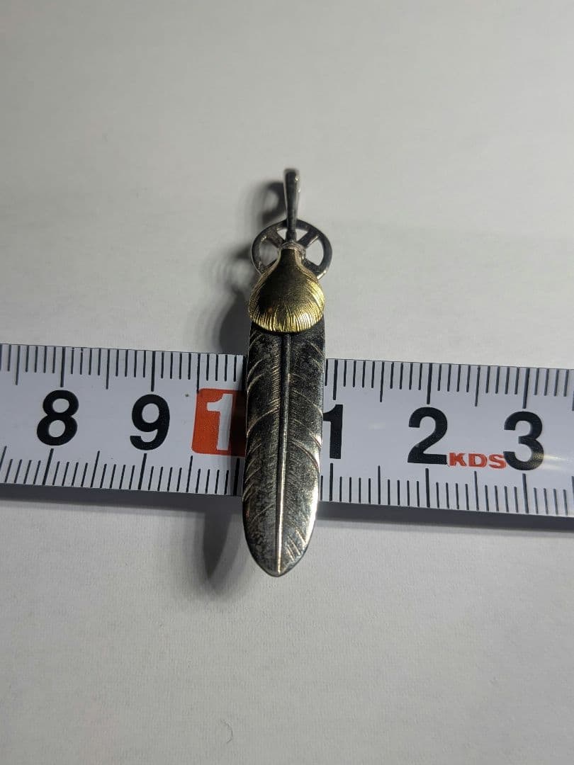 金ハート付ストレートフェザー ハートホイールフェザー 【大】②