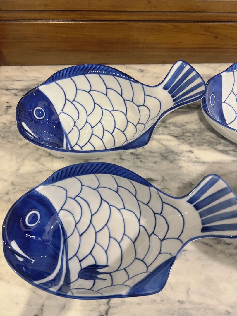 DANSK ダンスク チャウダーボール 24cm アラベスク 魚 セット