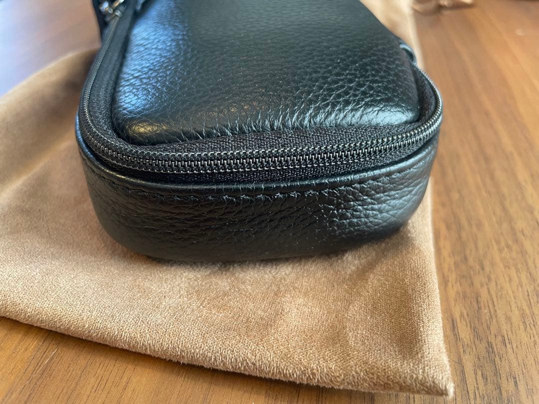 octfold ペンケース SEASAR エンボスレザー　BK オクトフォールド