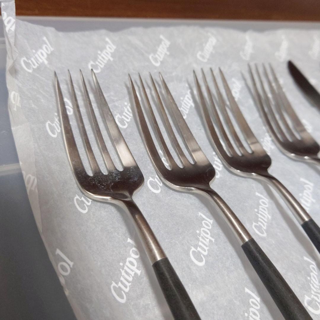 8本セット Cutipol　クチポール　NOOR②　ナイフ　フォーク　カトラリー