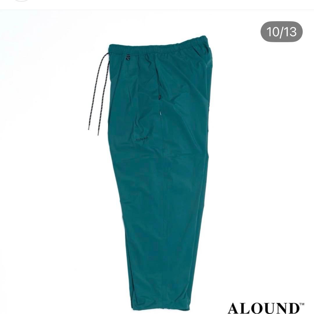 ALOUND NYLON PANTS グリーン　XL