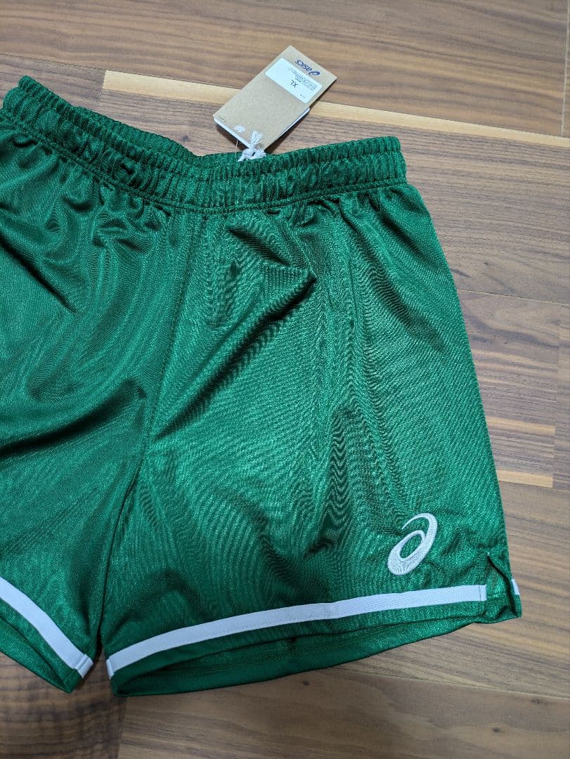 ✭人気　グリーン　ASICS　アシックス　バレーボール　ゲームパンツ　パンツ