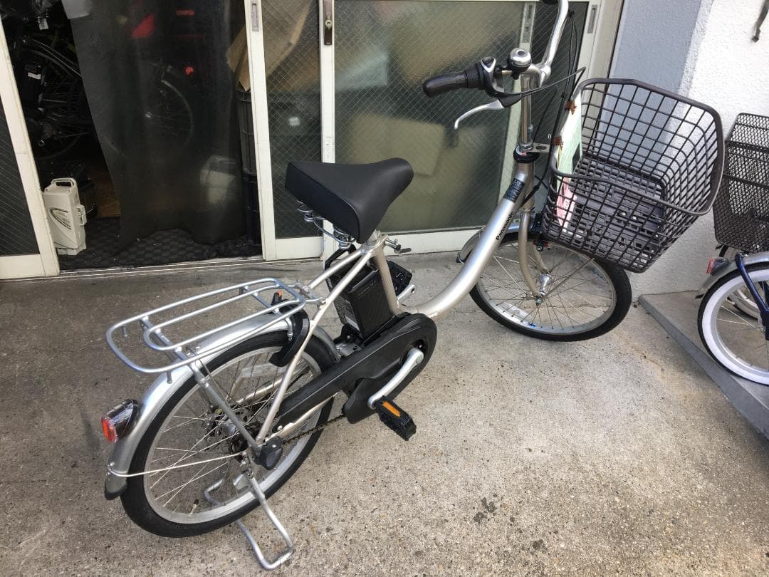 地域限定送料無料　ビビ　L　20　軽量モデル　シルバー　神戸市　電動自転車