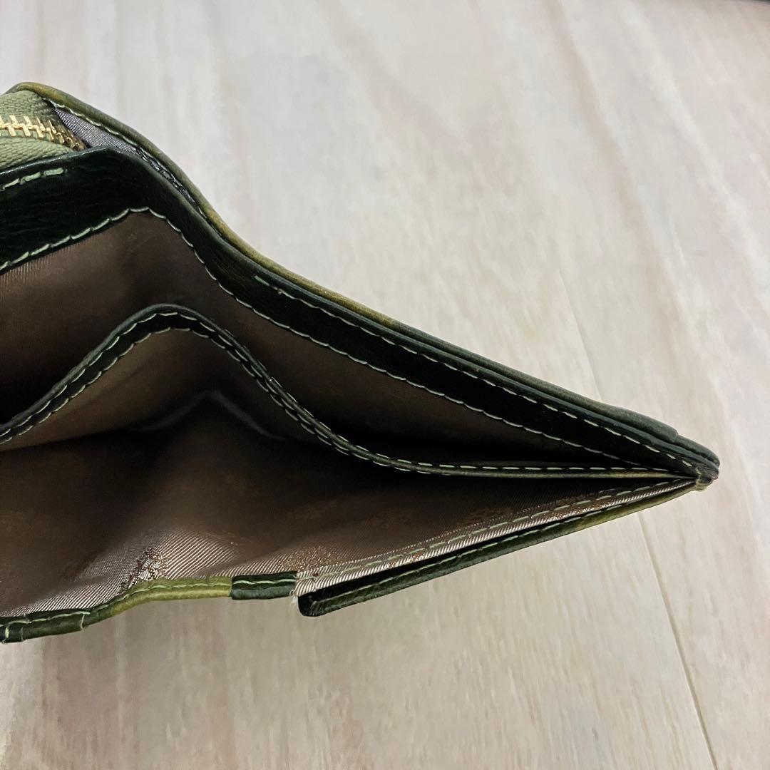 訳あり✨未使用✨Dakota ダコタ ペンネロ 二つ折り財布 グリーン