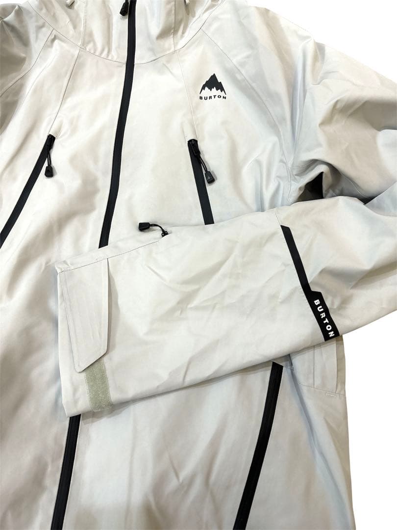 BURTON GORE-TEX スノーボードウェアセット ライトグレー