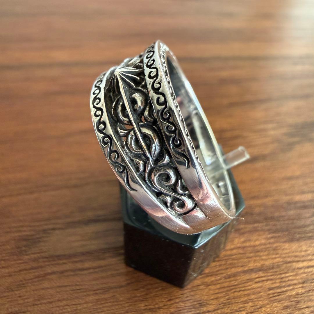 【used】シルバー925製SAAD サンアラベスクリングsilver925