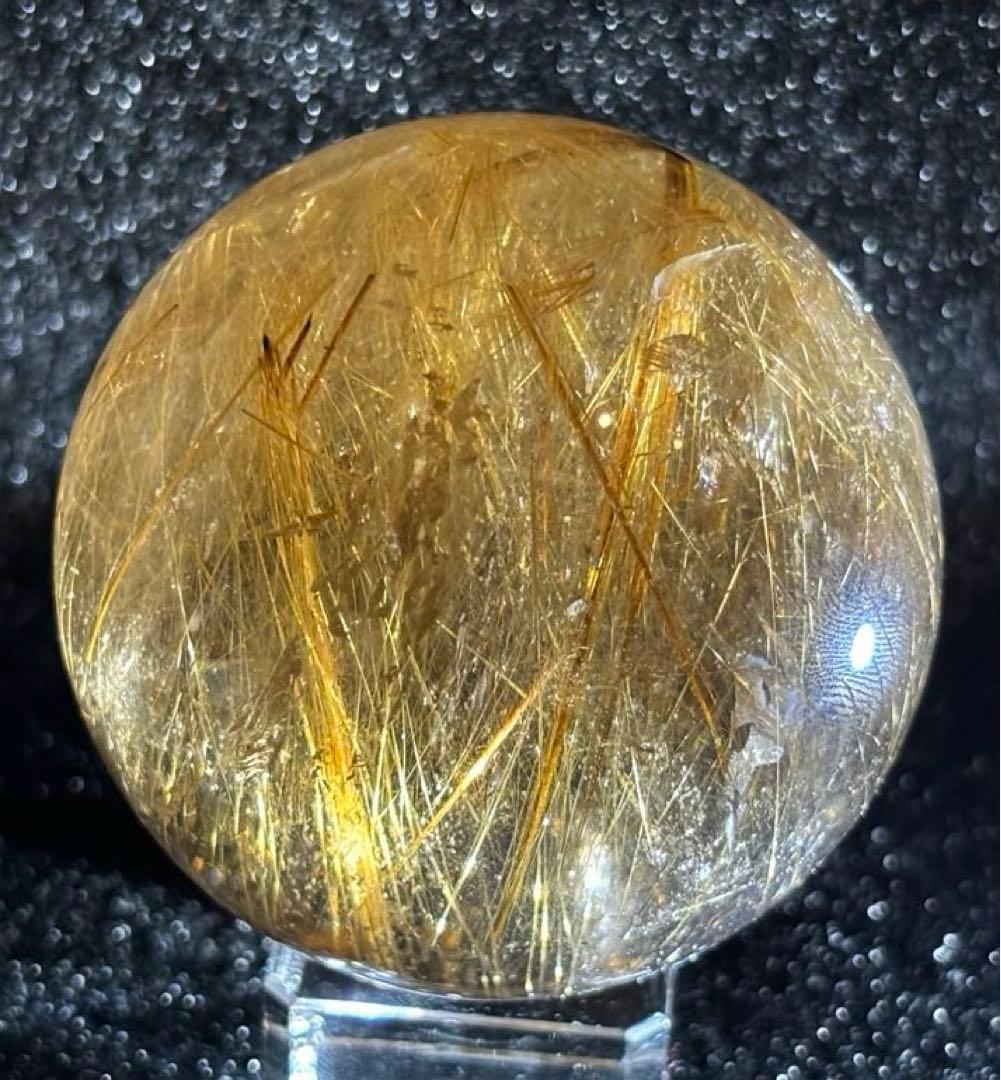 【魔除・金・仕・商繁】虹⭐️超特大！タイチンスモーキー！ゴールドルチル⭐️ R113