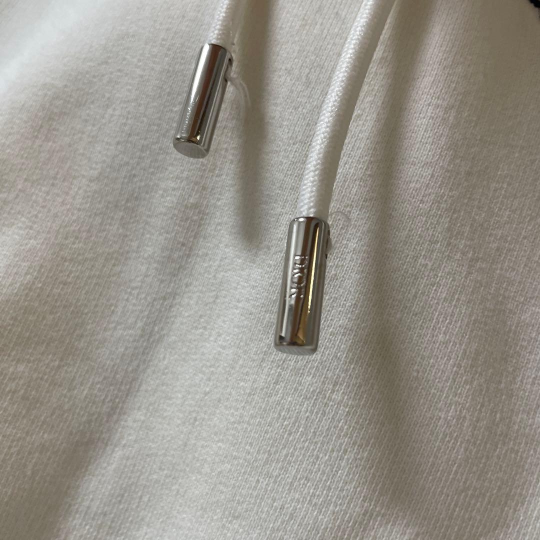 Dior フード付きパーカー 裏起毛 ホワイト