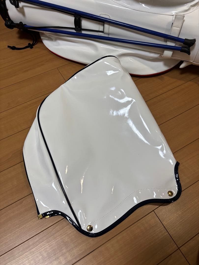 美品 muta MARINE ムータマリン エナメル スタンドキャディバッグ