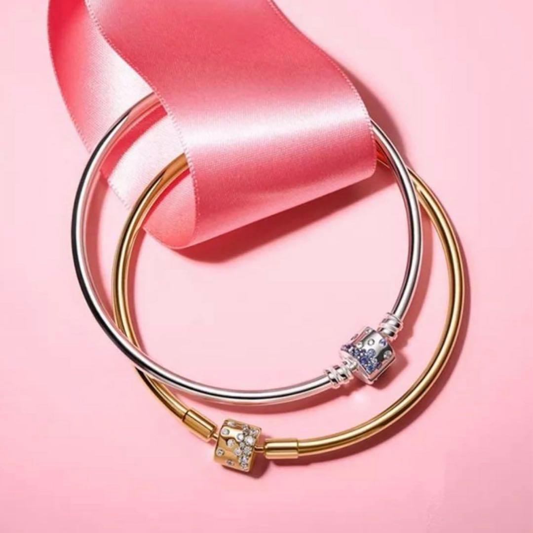PANDORA 14Kゴールドプレーティングバングル クリスマス限定 非売品