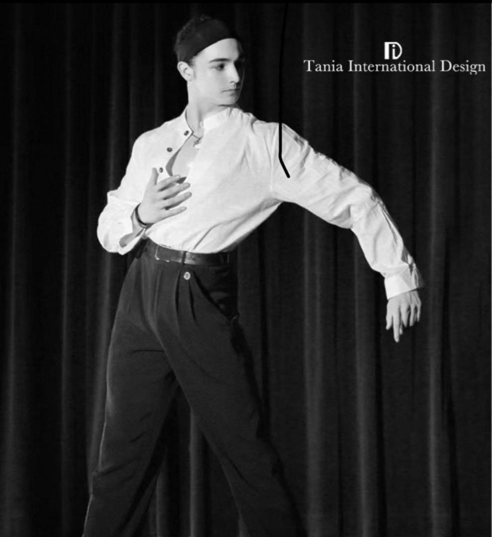 TID製ダンス用ラテンパンツ(メンズ)Lサイズ