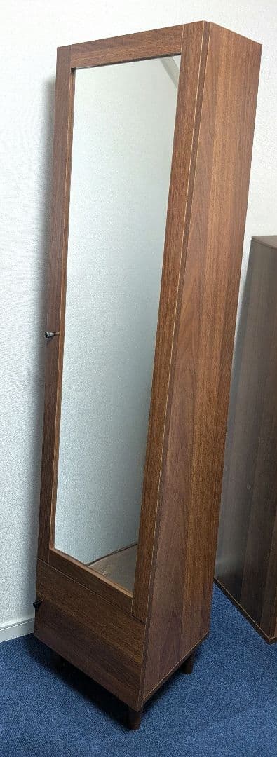 エア・リゾーム ドレッサー 姿見 ラック ブラウン