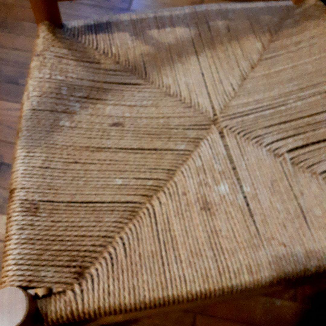 デンマーク製　ペーパーコード　ヴィンテージチェア