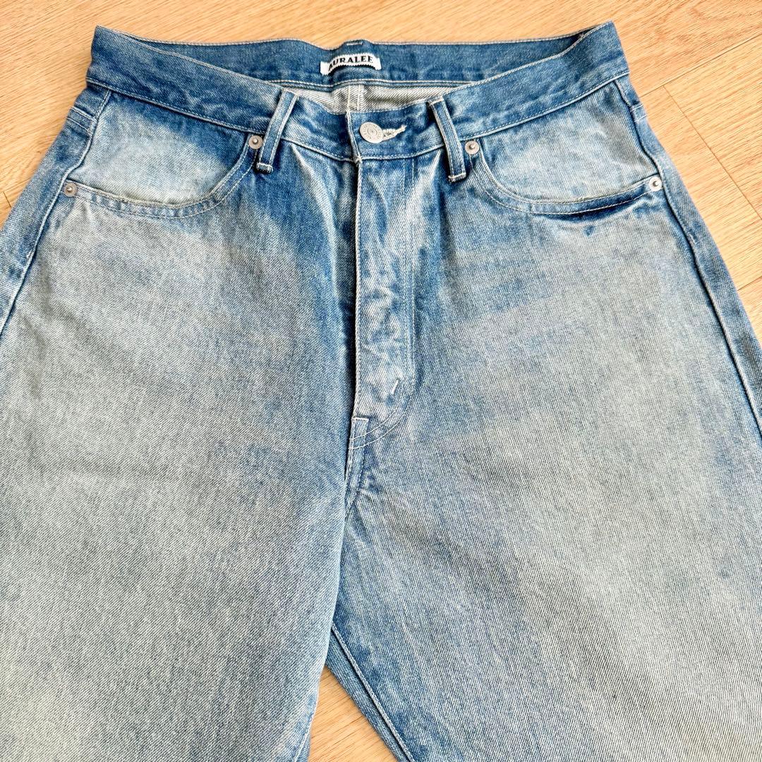 パンツ AURALEE SELVEDGE FADED DENIM PANTS 2
