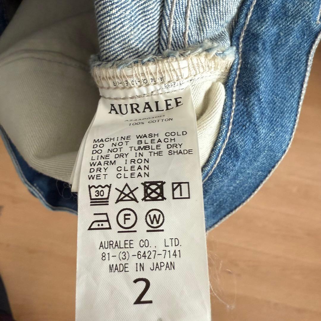 パンツ AURALEE SELVEDGE FADED DENIM PANTS 2