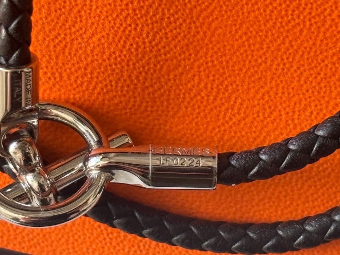 HERMES エルメス グレナン ドゥブルトゥール T3 ブラック 二連