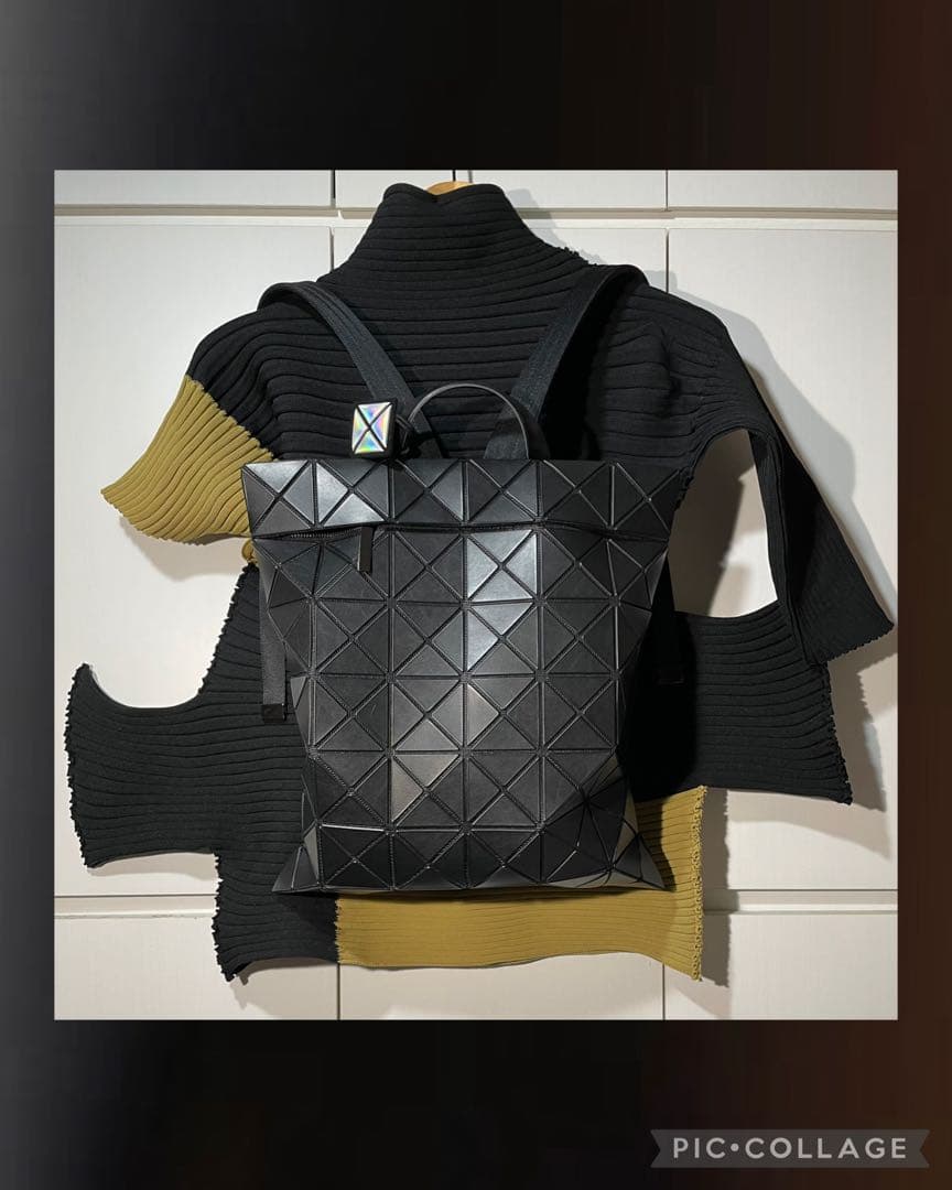 ISSEY MIYAKE 変形ニット トップス イッセイミヤケ 黒と？？？