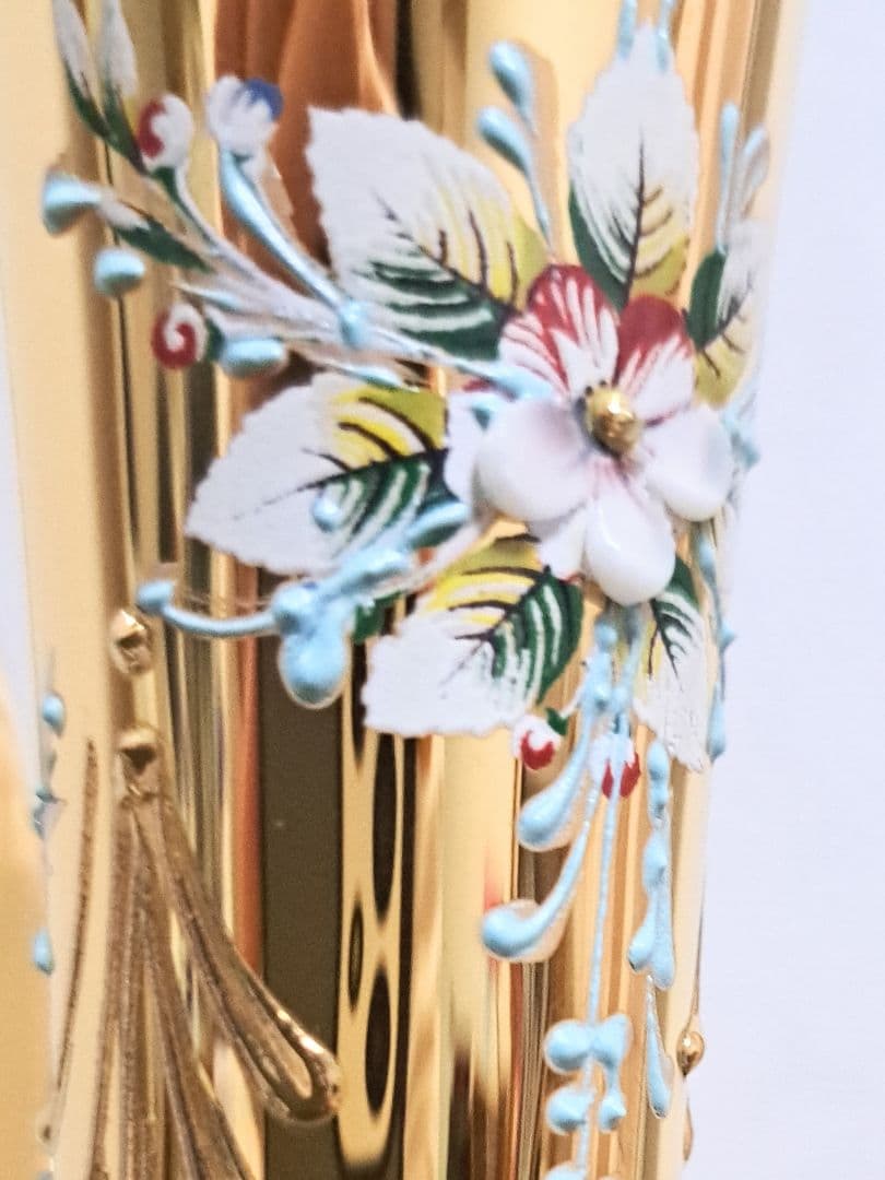 【イタリア製】MURANO ベネチアングラス　24KT 水差し　置物