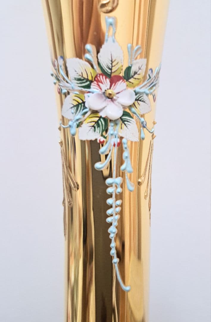 【イタリア製】MURANO ベネチアングラス　24KT 水差し　置物