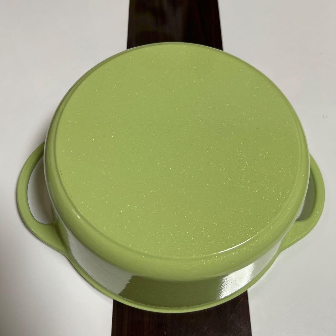 バーミキュラ　無水鍋　ホーロー鍋　ライトグリーン　22㎝