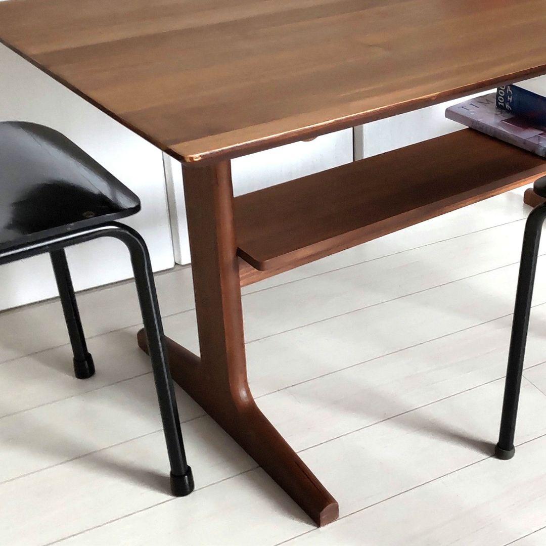 MUJI　無印良品　リビング　ダイニングテーブル　ウォールナット　130㎝　木製