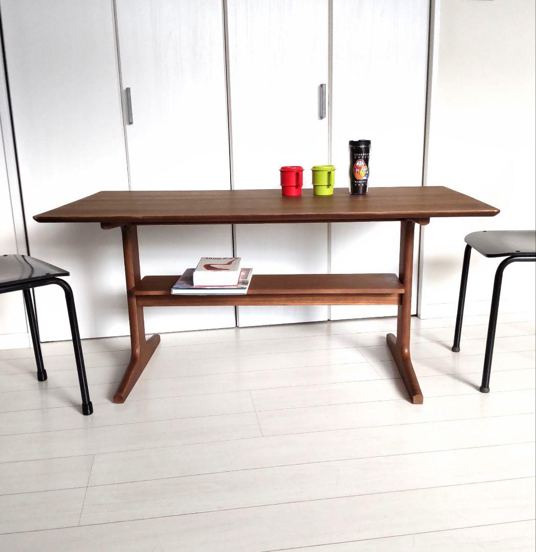 MUJI　無印良品　リビング　ダイニングテーブル　ウォールナット　130㎝　木製