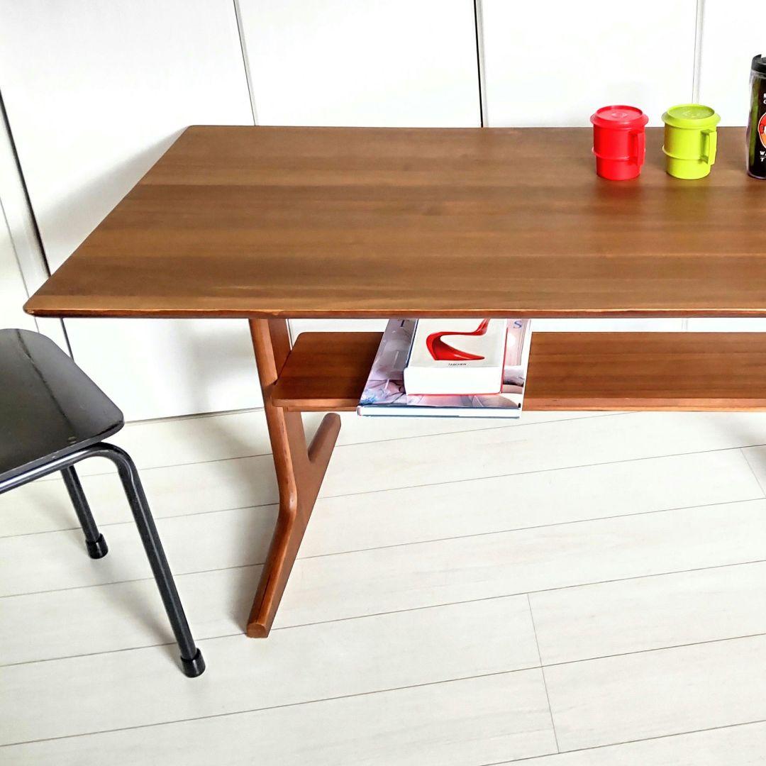 MUJI　無印良品　リビング　ダイニングテーブル　ウォールナット　130㎝　木製