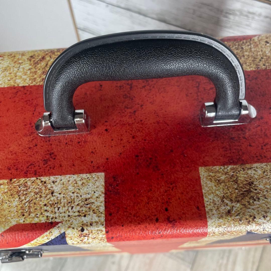 LP&NO1 レコード収納キャリーケース　バッグ　ユニオンジャック