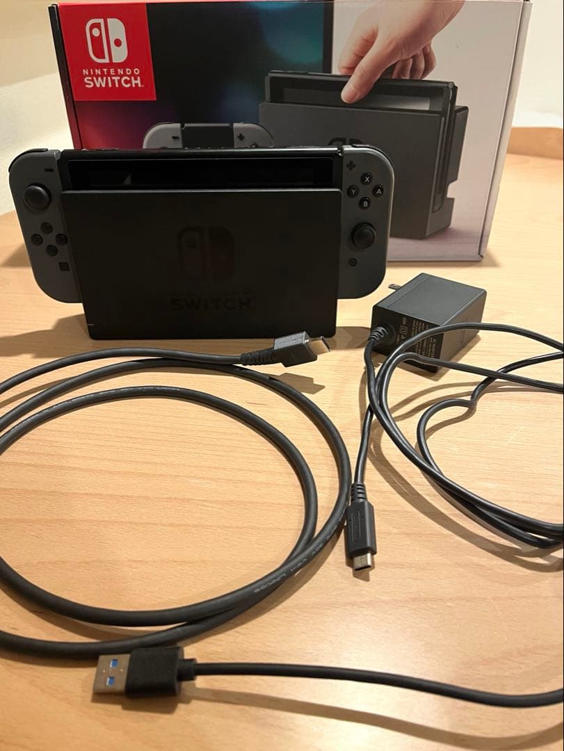 【箱付】初代ニンテンドースイッチ Nintendo Switch 本体　グレー