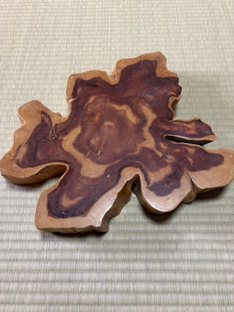 欅 けやき 無垢 一枚板 飾り台 敷板 花台 香炉台 天然木