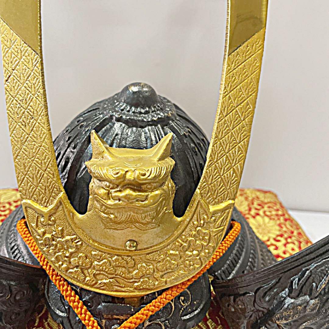 お値下げ中＊侍、サムライ、源氏兜、兜、鋳物、節句、端午の節句、美術工芸品