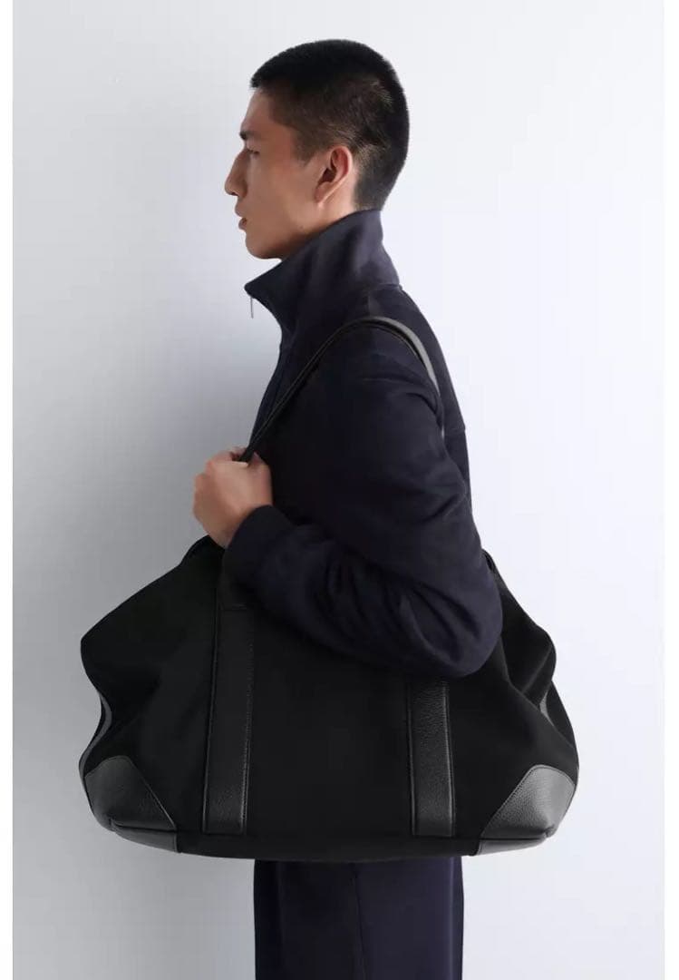 COS WEEKENDER TOTE BAG SUEDE トートバッグ