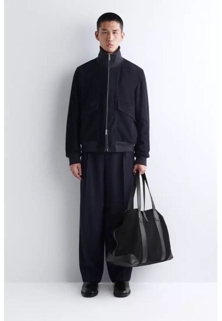 COS WEEKENDER TOTE BAG SUEDE トートバッグ