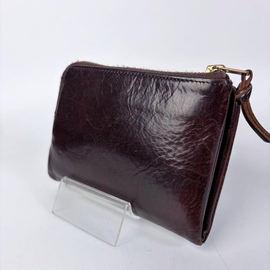 こまつな PORTERSOAK 二つ折りオールレザー コンパクトウォレット