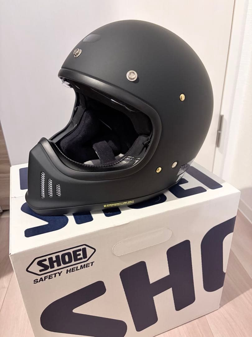 【極美品】SHOEI ex-zero マットブラック　Mサイズ