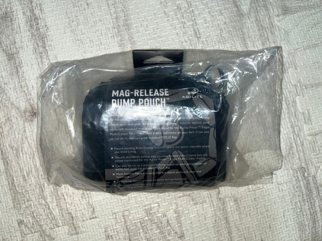 【AGILITE】ダンプポーチ（黒）