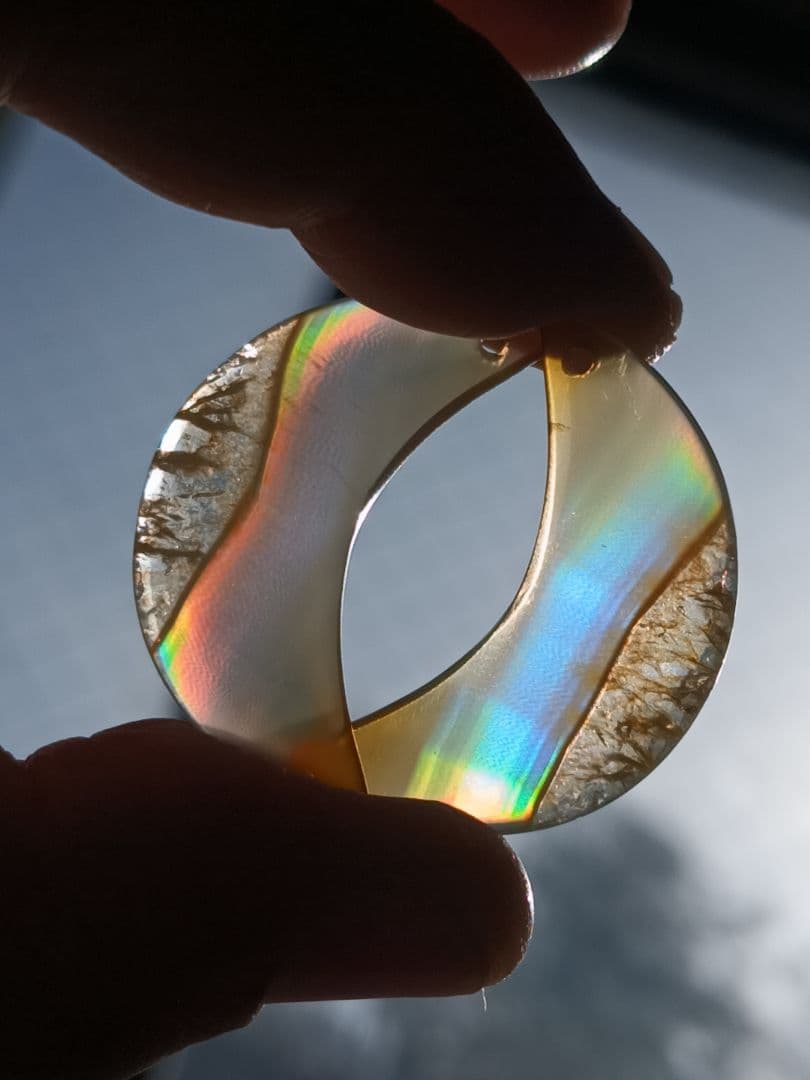 14kgf 三日月①番　アイリスアゲート