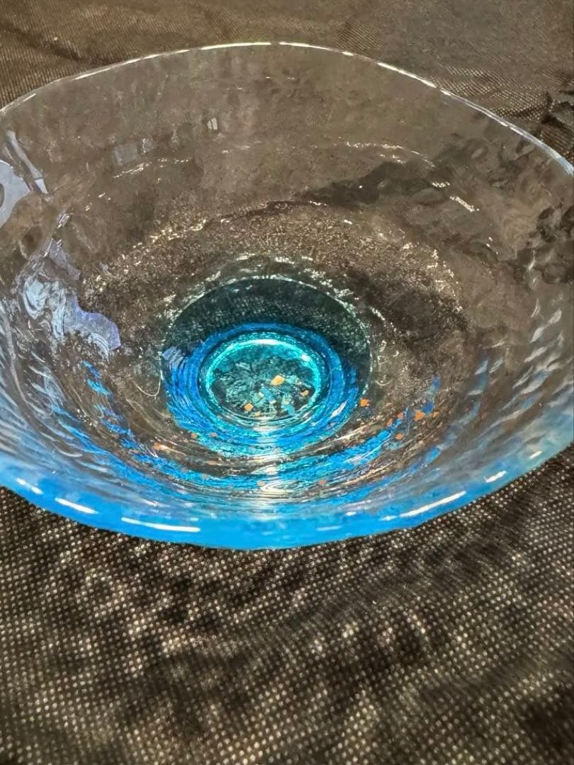 びいどろ 中鉢　ブルー