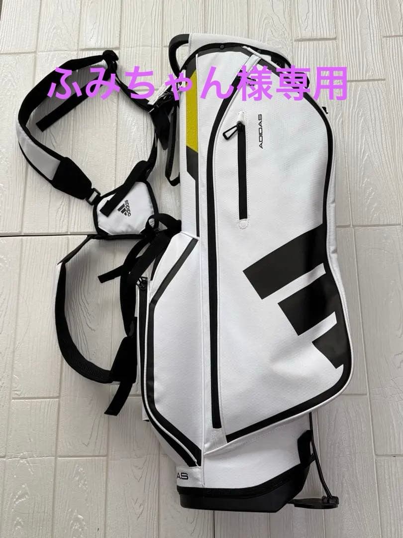 ふみちゃんadidas ゴルフバッグキャディバッグDG711 HG5752