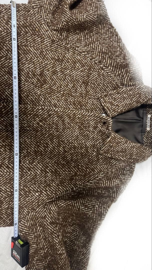 オーラリー WOOL ALPACA HERRINGBONE TWEEDコート