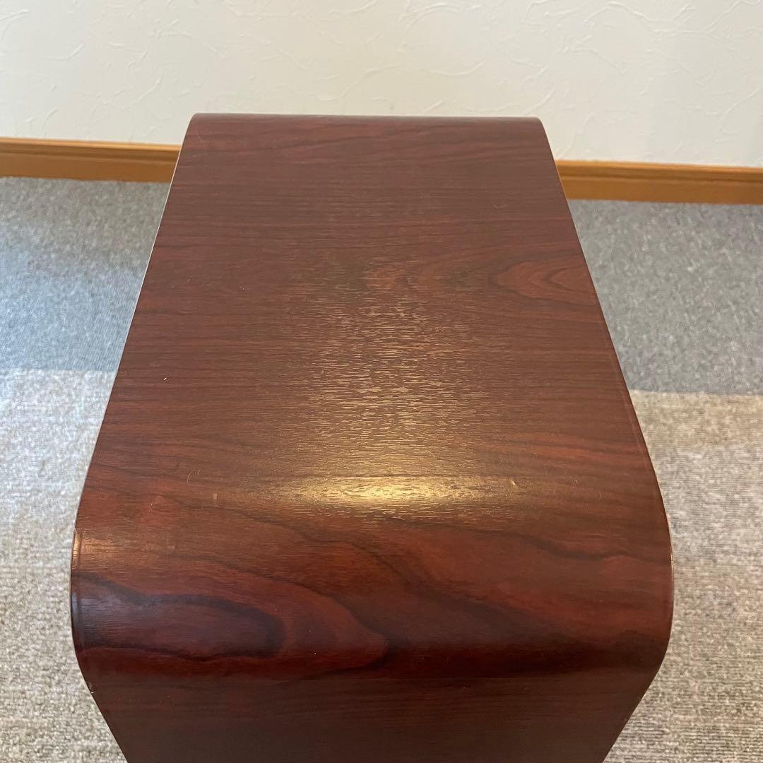 【ほり】ミッドセンチュリー　モダン　ウッド　スタッキング　サイド　シェルフ