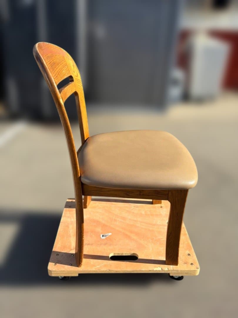 【まとめ割】 浜本工芸　ダイニングチェア　無垢材　皇室献上の国産メーカー　①