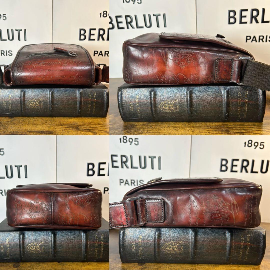 廃盤52万円　Berluti ジュールJ ショルダーバッグ スクリット