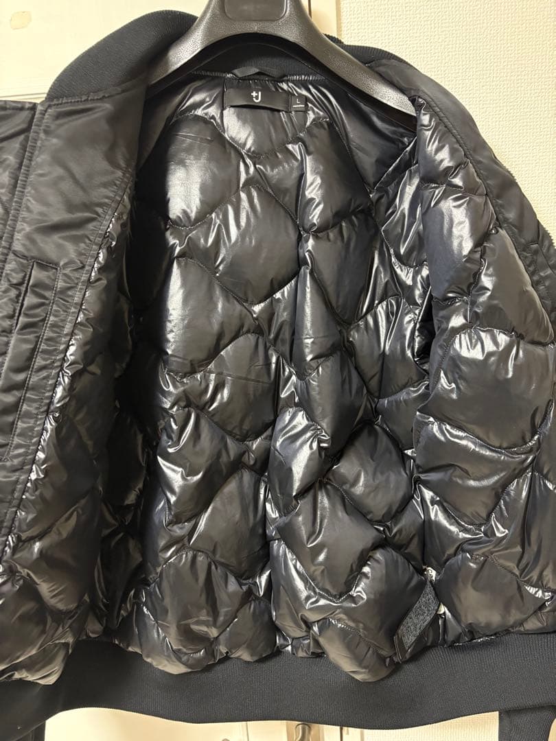 ユニクロ ジルサンダー MA-1 ダウンジャケット L 美品