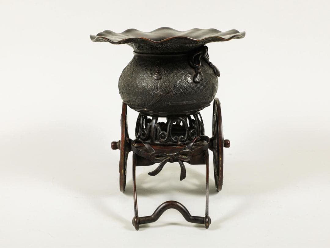 時代物 古美術 古銅花器 オブジェ　置物