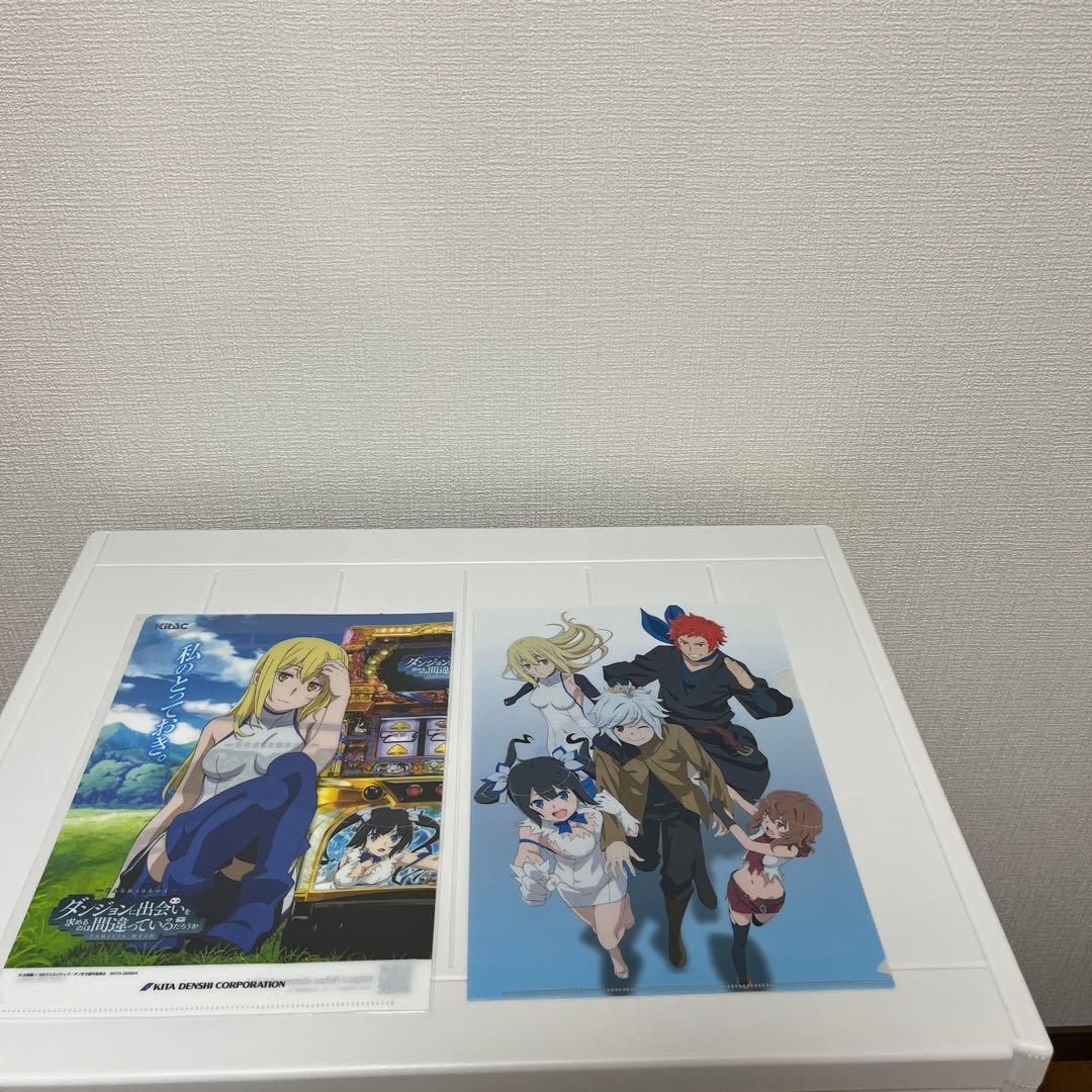 ダンまち　クリアファイル　ポスター　セット