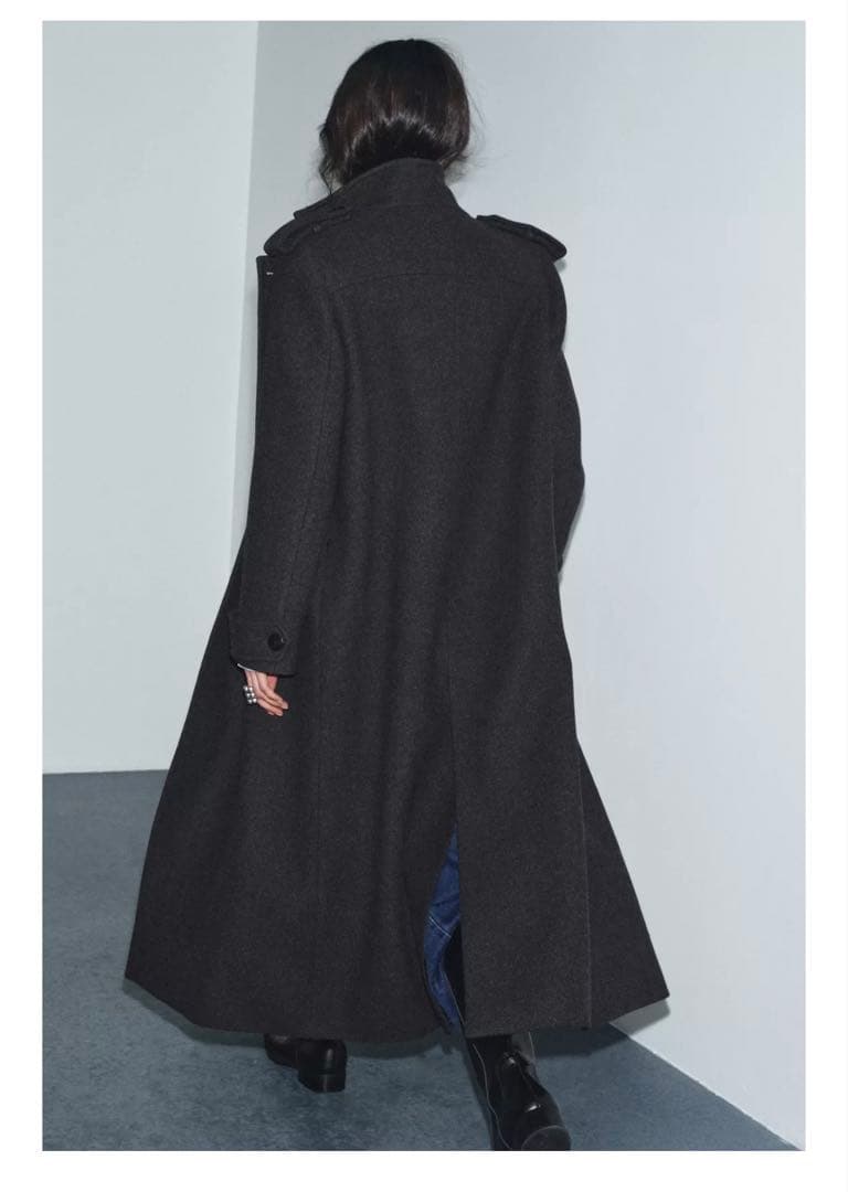 ZARA ZW COLLECTION ウールロングコート XS