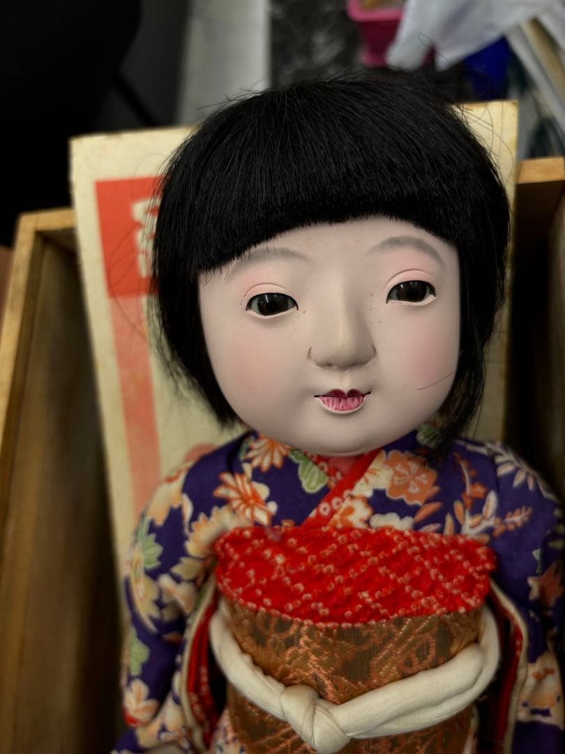 【ヴィンテージ】市松人形　全長38㎝